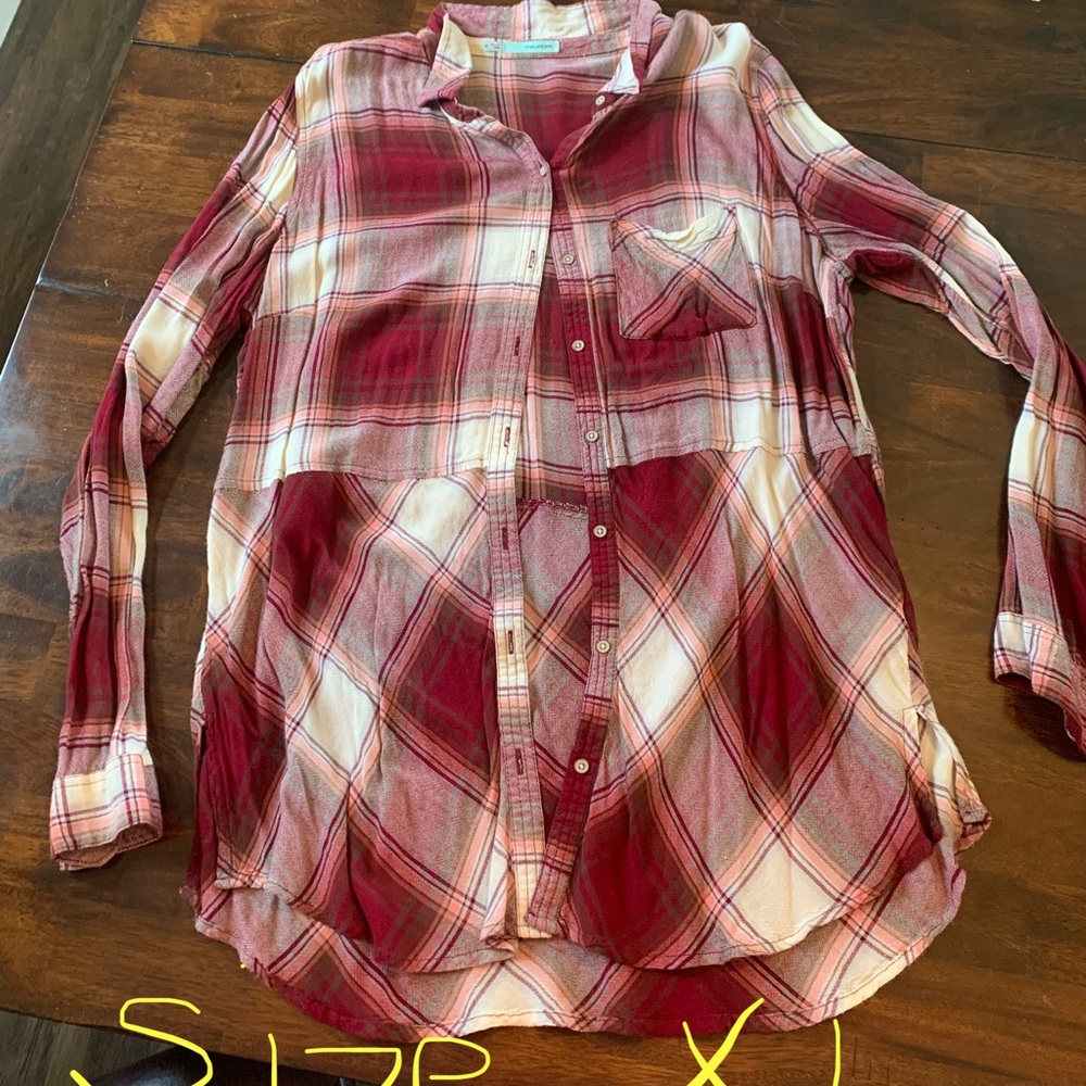 plaid shirt from maurice’s size XL